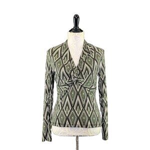 ANN TAYLOR Geometric Knit Top